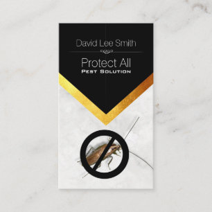 Pest control business card