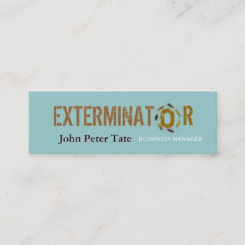 Pest Control - Business Card by happytwitt at Zazzle