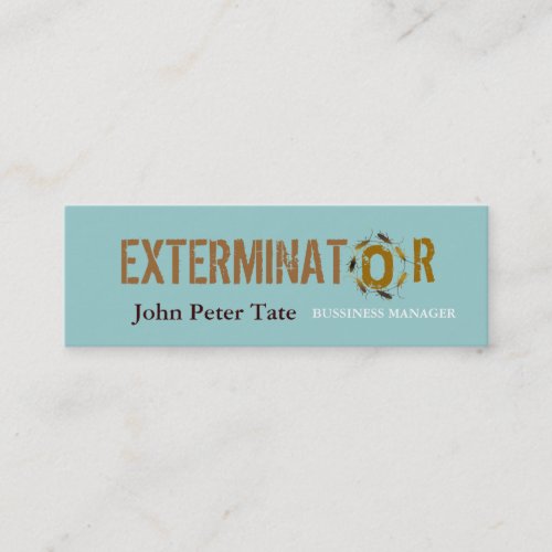 Pest Control - Business card
