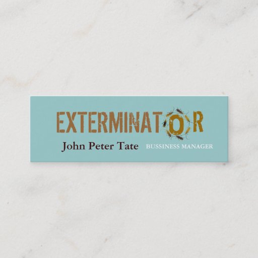 Customizable Pest Control - Business card