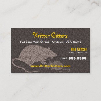 Pest Control Business Card by coolcards_biz at Zazzle