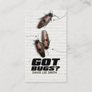 Pest control business card