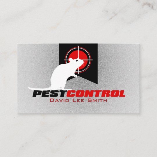Pest control business card