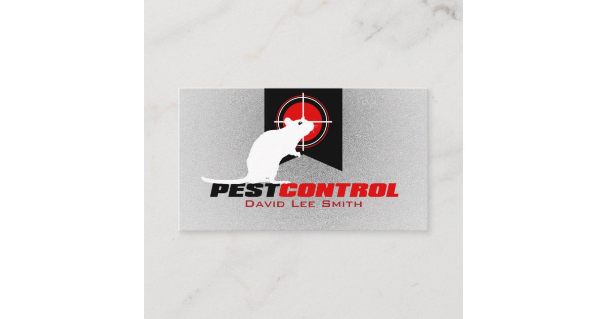 Pest control business card | Zazzle.com