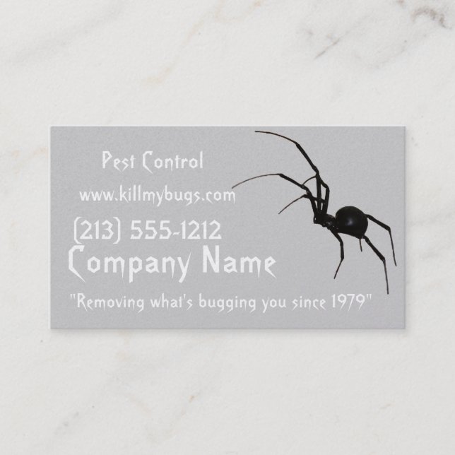 Pest Control Business Cards (Front)