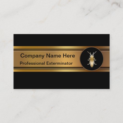 Customizable Pest Control Business Cards