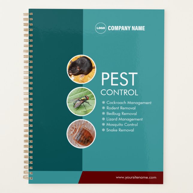 Pest Control Custom Company Planner (Front)