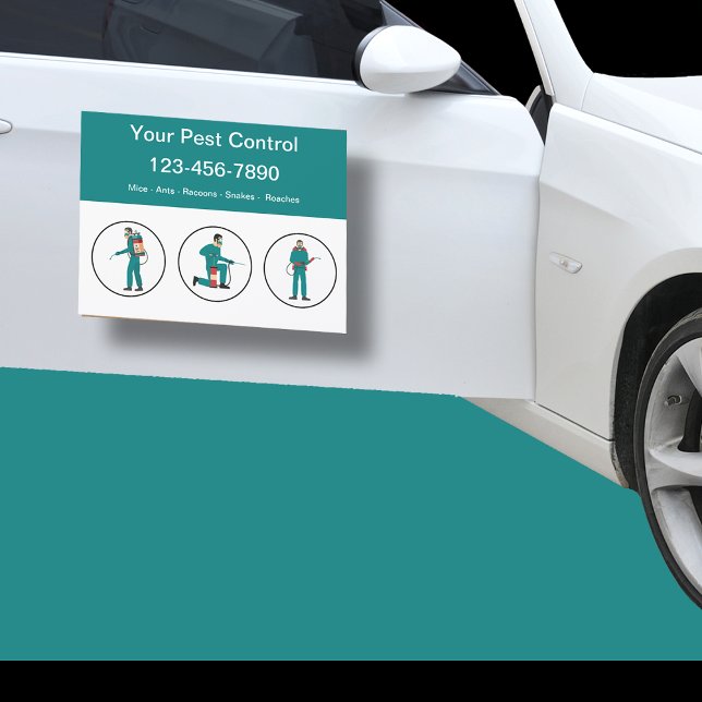 Pest Control Exterminating Mobile Car Magnets (Creator Uploaded)
