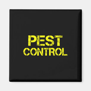 Pest Control Exterminator Halloween Costume  Magnet