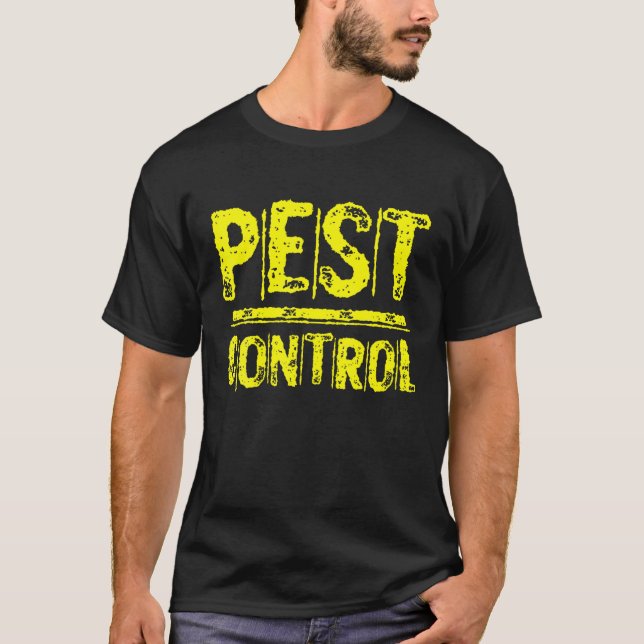 Pest Control Exterminator T Shirt (Front)