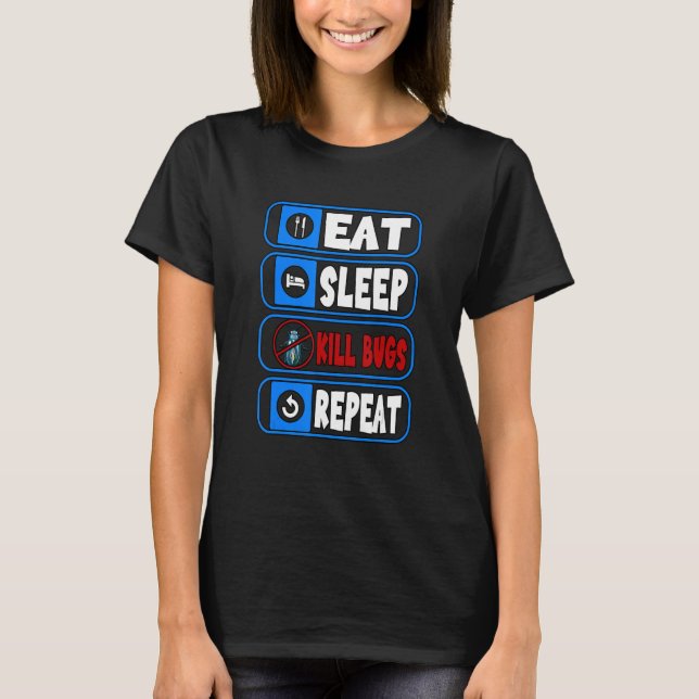 Pest Control Exterminator T-Shirt (Front)