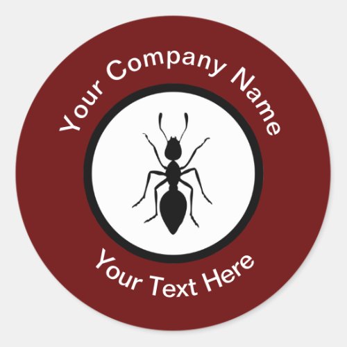 Pest Control Exterminator Theme Business Stickers