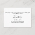 Pest Control Insect Exterminator Bug Photo Business Card | Zazzle
