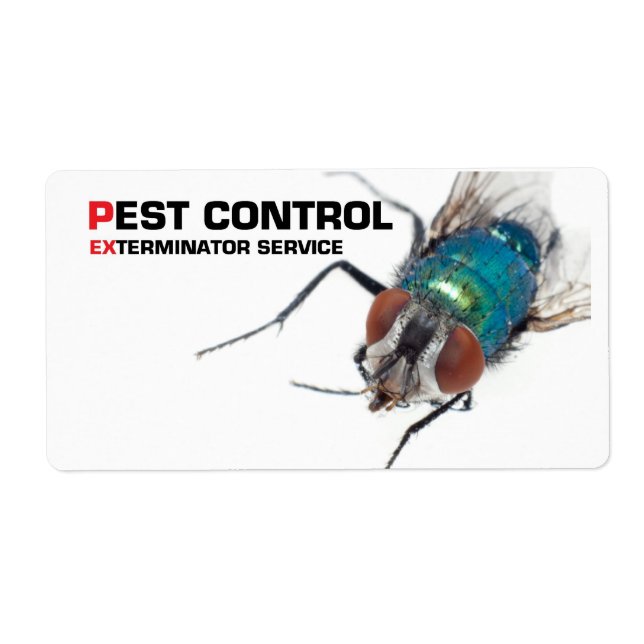 Pest control label (Front)