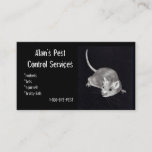 PEST CONTROL: MOUSE IN PENCIL: BUSINESS BUSINESS CARD