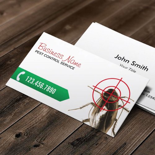 Pest Control Professional Bug Killer Business Card