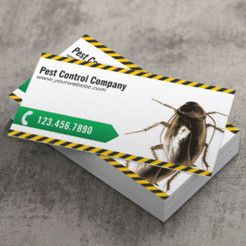 Pest Control Professional Business Card by cardfactory at Zazzle