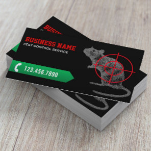 Pest Control Professional Exterminator Business Card