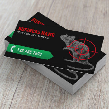 Pest Control Professional Exterminator Business Card by cardfactory at Zazzle