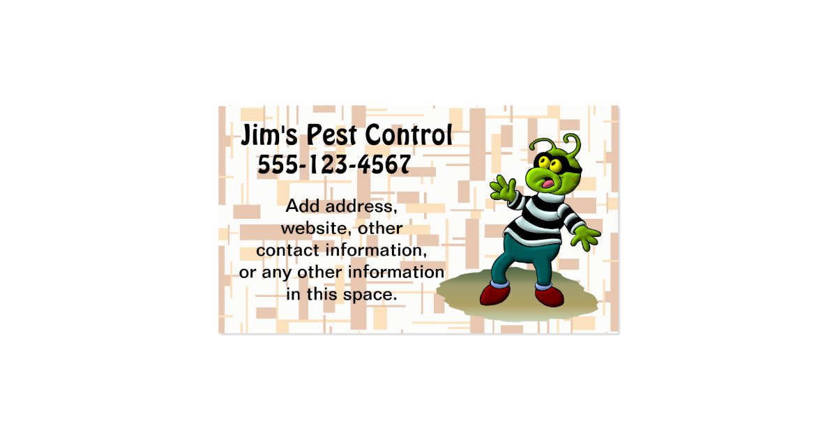 Pest Control Service Business Card | Zazzle