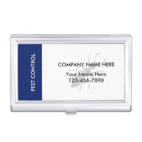 Pest Control Service Business Card Case