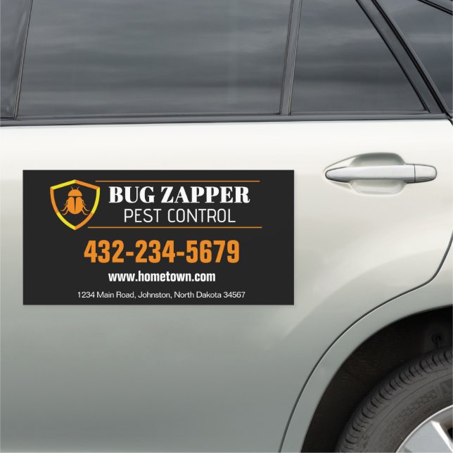 Pest Control Service Car Magnet (In Situ)