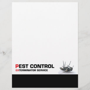 Pest control service flyer