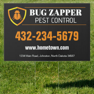 Pest Control Service Sign