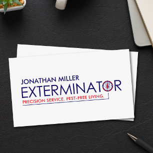 Pest Control Services - Exterminator Business Card