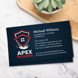 Pest Control Services - Exterminator Business Card