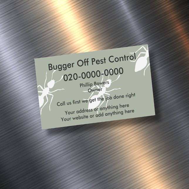 Pest Control UK Business Magnets (Creator Uploaded)