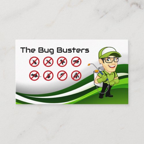 Pest Control Worker Business Card