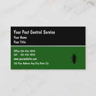Pest Controll Business Cards