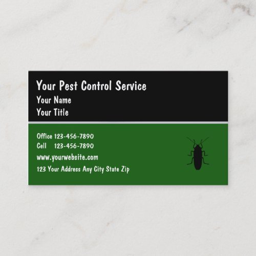 Pest Controll Business Cards