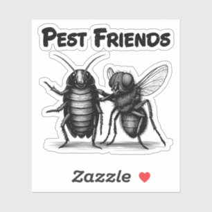 Pest Friends BFF Sticker