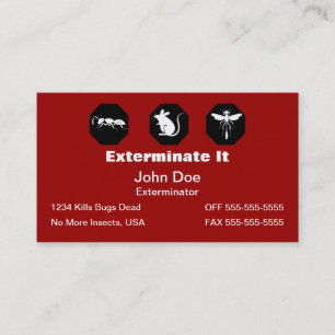 Pest Patrol Business Card