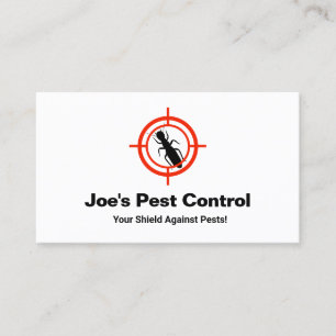 Pest Termite Control / Insect Terminator Business Card