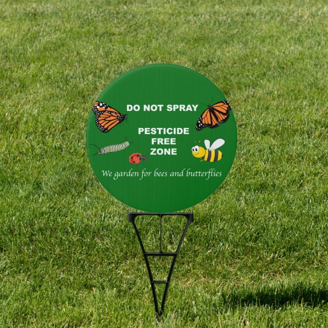 Pesticide Free Zone Yard Sign (Insitu)