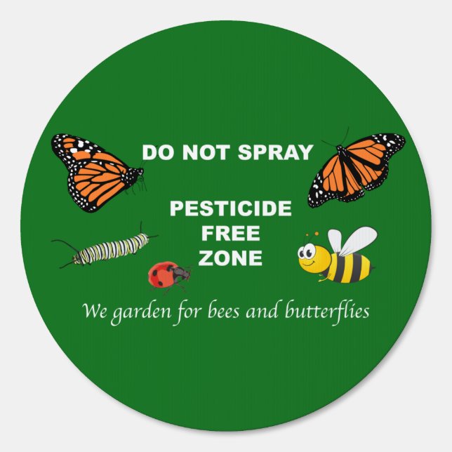 Pesticide Free Zone Yard Sign (Front)