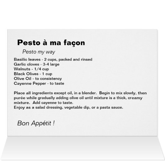 Pesto (Inside Horizontal (Top))