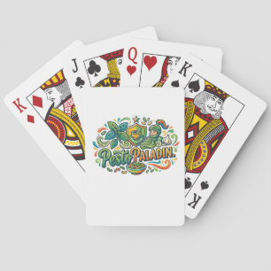  Pesto Paladin T-Shirt – Funny Pasta Lover Graphic Poker Cards