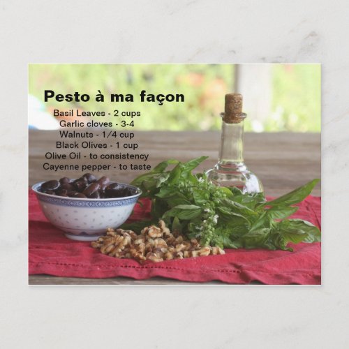 Pesto Postcard