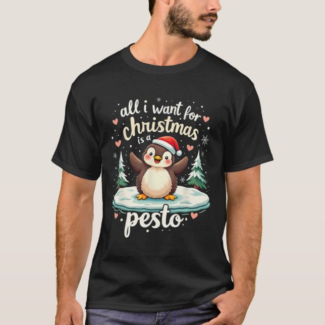 Pesto The Penguin Funny Ba  T-Shirt (Front)