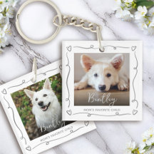 Pet 2 Photo Doodles Heart Mom Favorite Child White