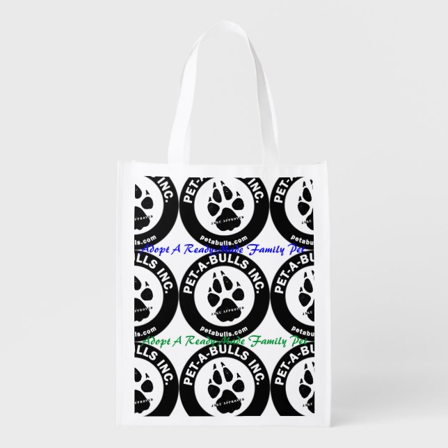 Pet-A-Bulls Reusable Bag (Front)