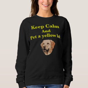 Pet A Yellow Lab 2 Sweatshirt