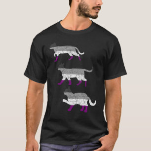 Pet Ace Pride Cat Queer Lgbtqia Equality Asexual T-Shirt