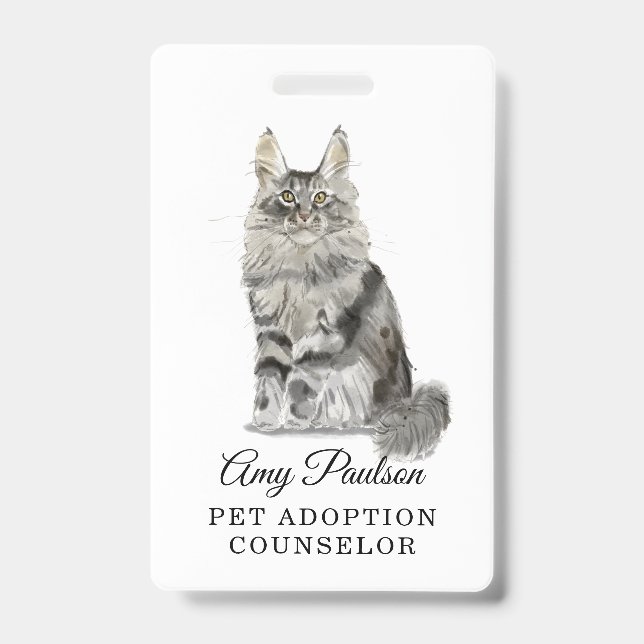 Pet Adoption Counselor Badge (Front)