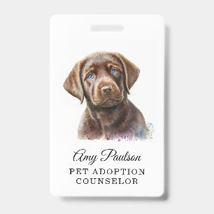 Pet Adoption Counselor Badge