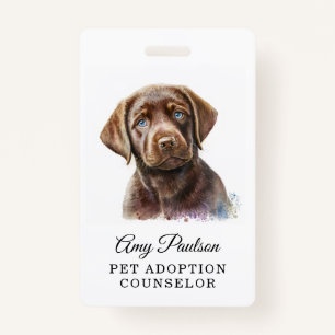 Pet Adoption Counselor Badge